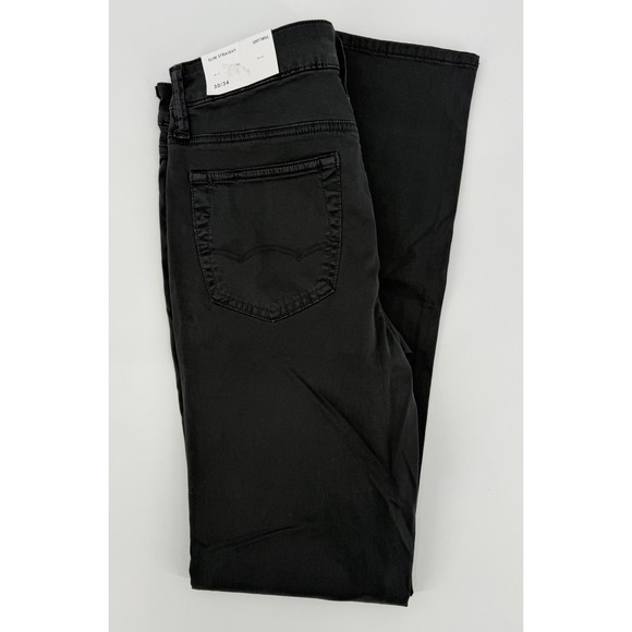 American Eagle Pants Mens 30x34 Gray Slim Straight Soft Twill Chino Flex NEW - Picture 1 of 11
